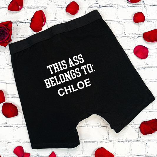Personalized Underwear Valentines Day