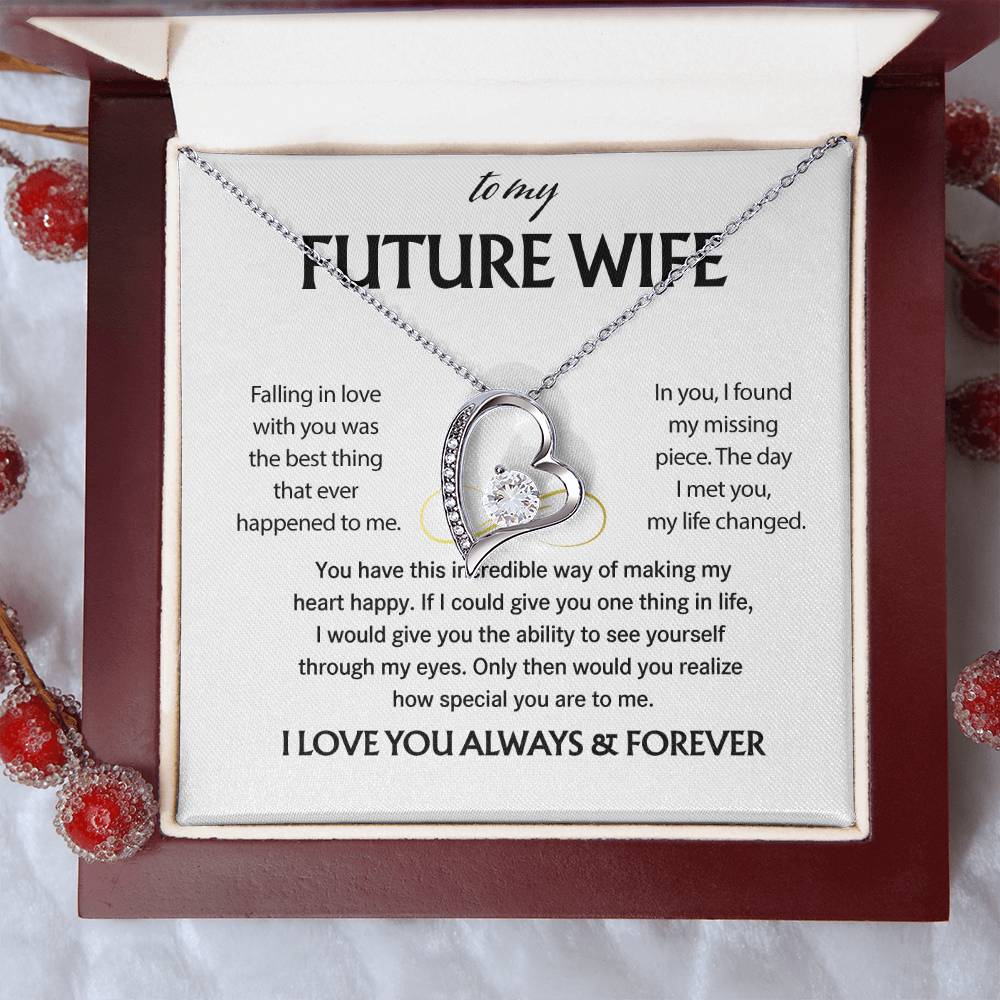 To My Future Wife, Forever Love Necklace 