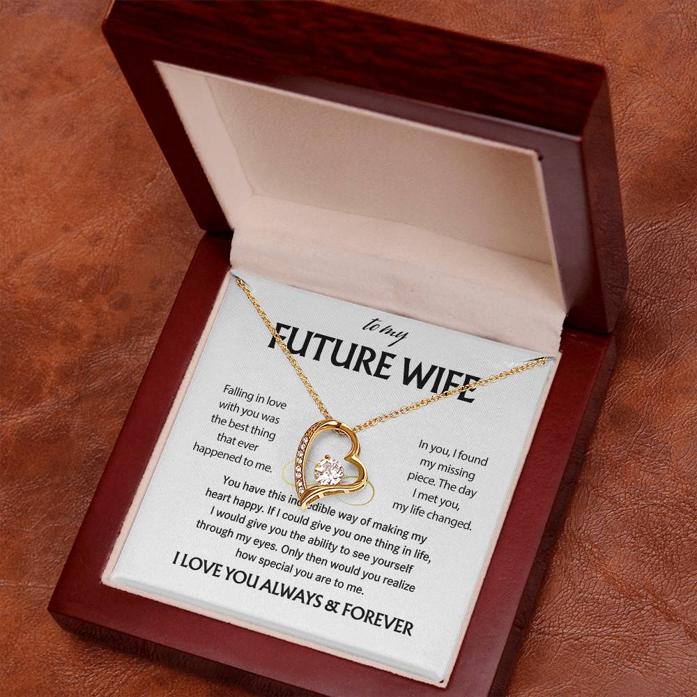 To My Future Wife, Forever Love Necklace 