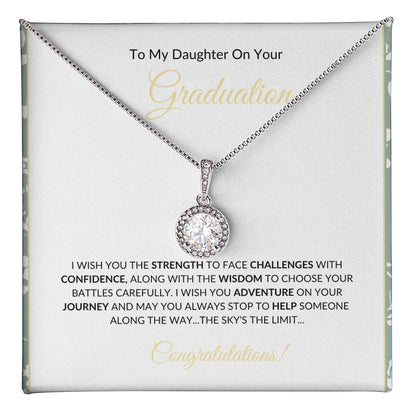 To My Daughter Eternal Hope Necklace, Congratulations!