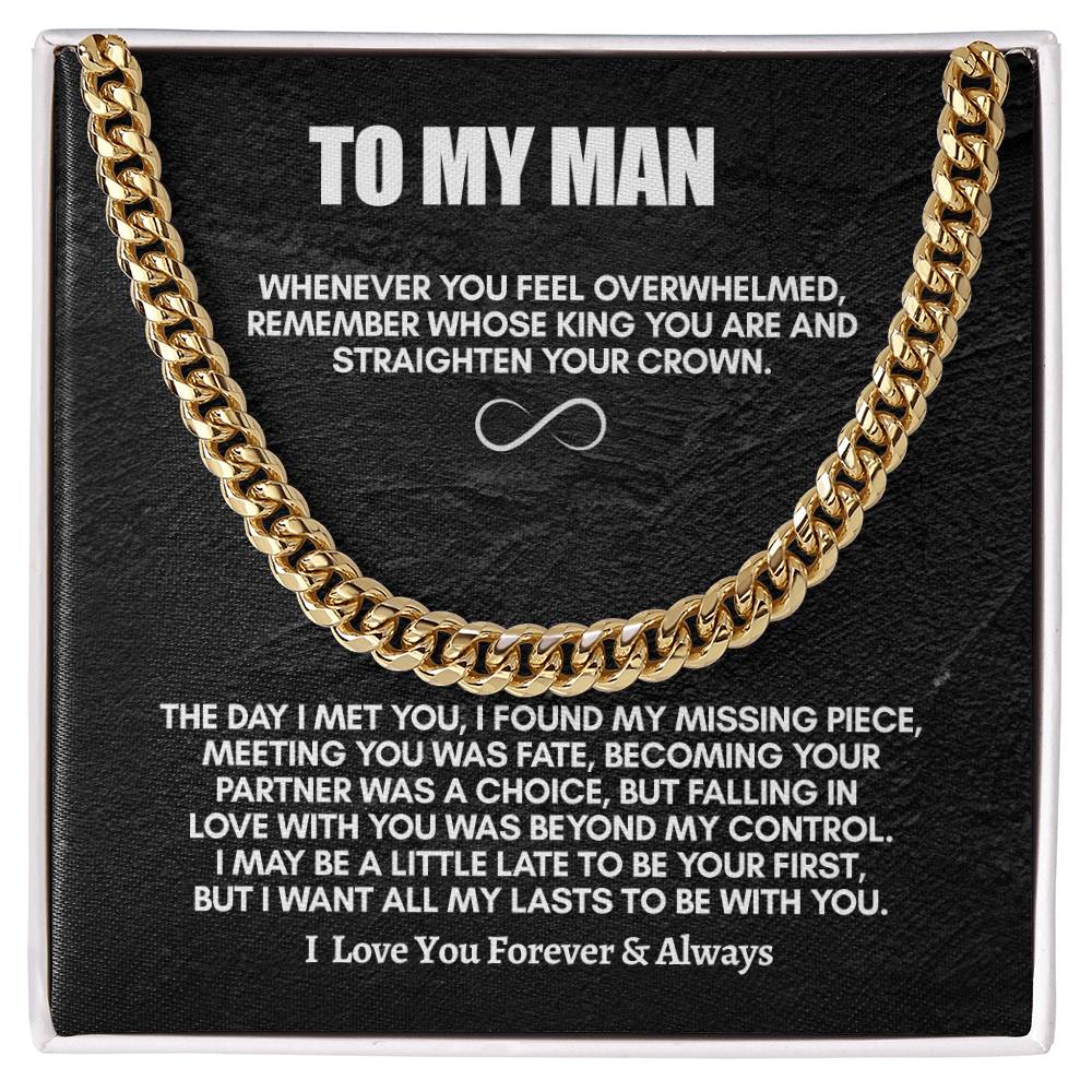 To My Son, Cuban Link Chain, The Day I Met You