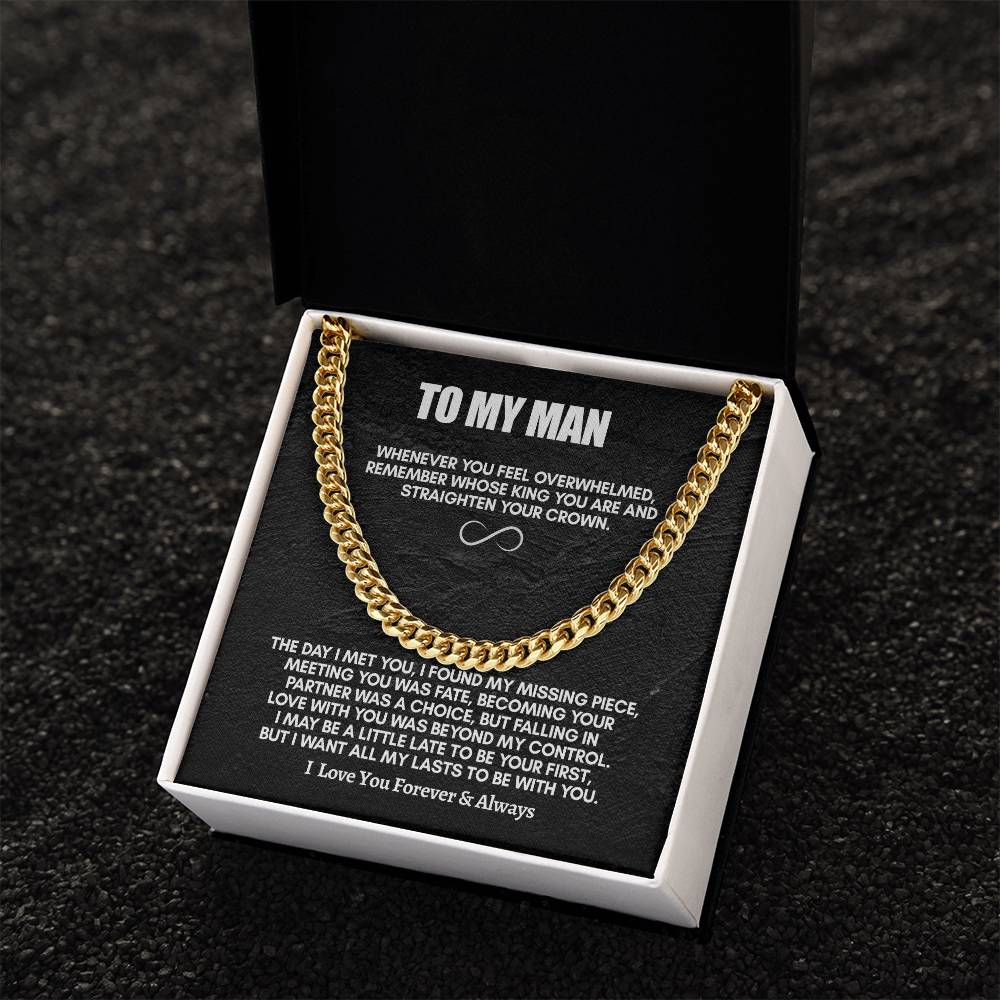 To My Son, Cuban Link Chain, The Day I Met You