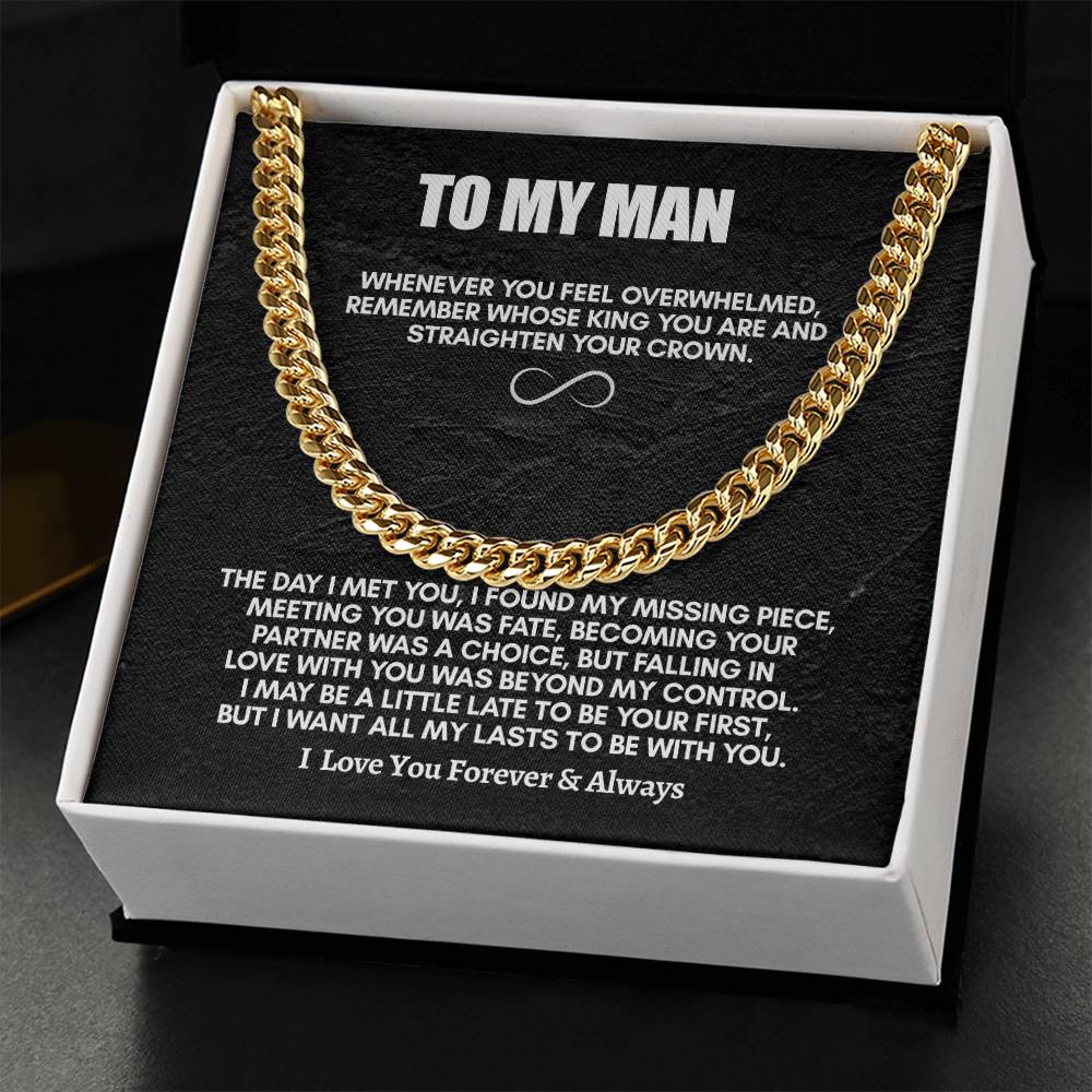 To My Son, Cuban Link Chain, The Day I Met You