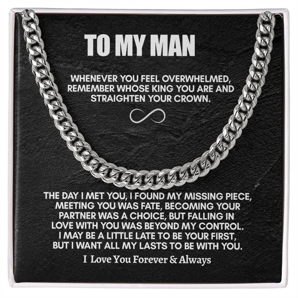 To My Son, Cuban Link Chain, The Day I Met You