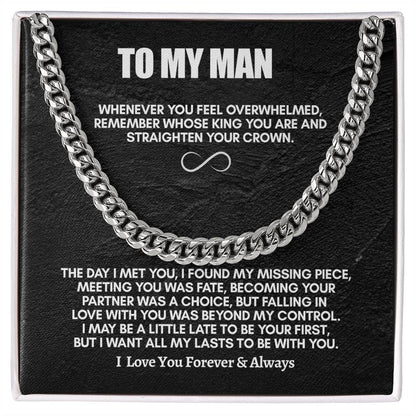 To My Son, Cuban Link Chain, The Day I Met You