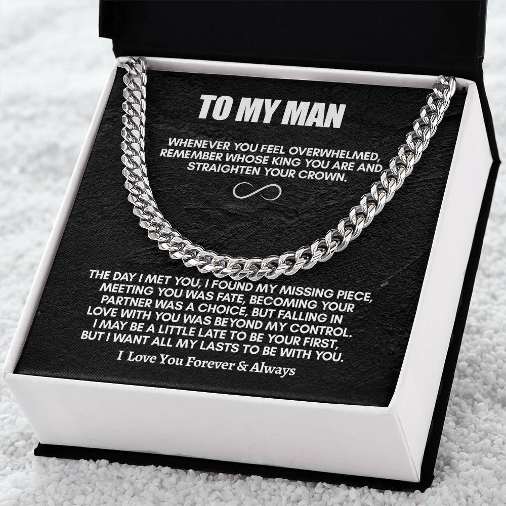 To My Son, Cuban Link Chain, The Day I Met You