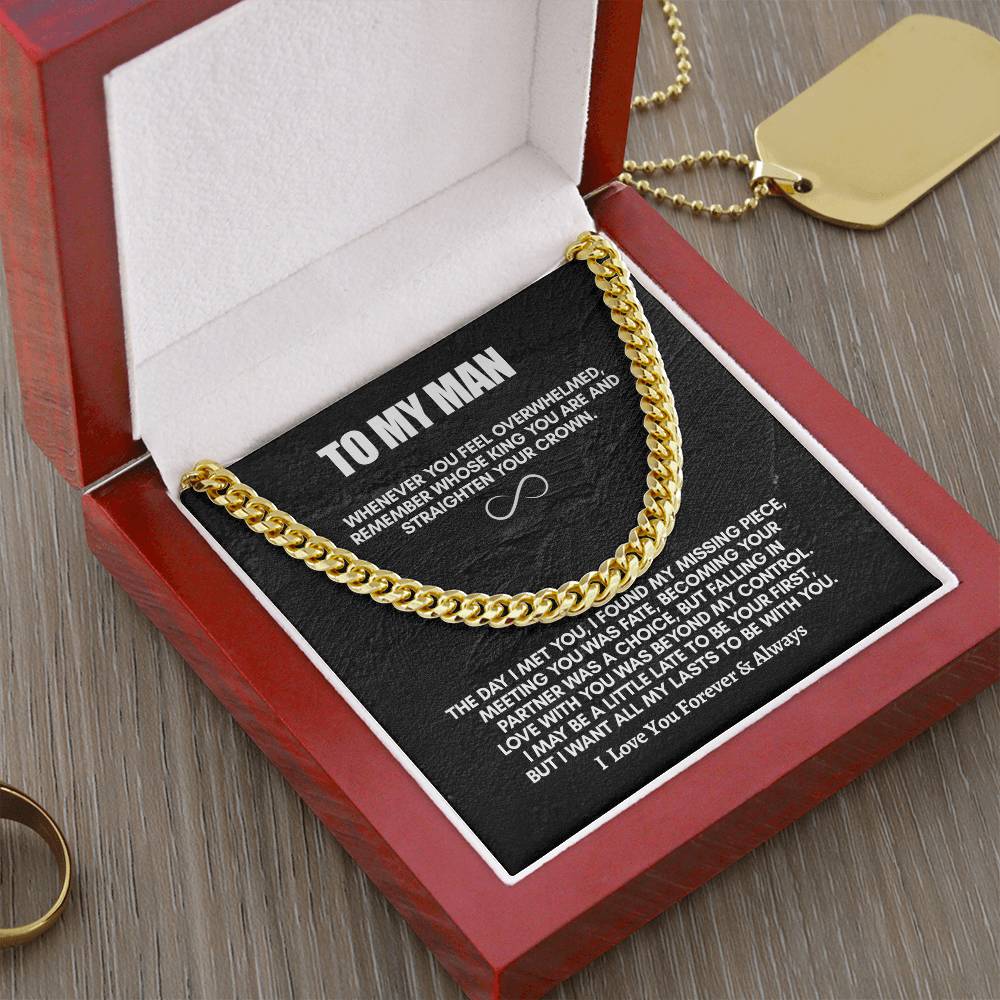 To My Son, Cuban Link Chain, The Day I Met You