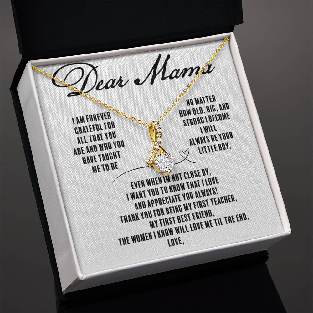 Dear Mama I Am Forever Grateful, Alluring Love Necklace