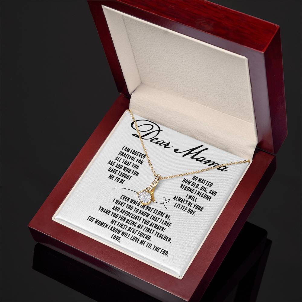 Dear Mama I Am Forever Grateful, Alluring Love Necklace