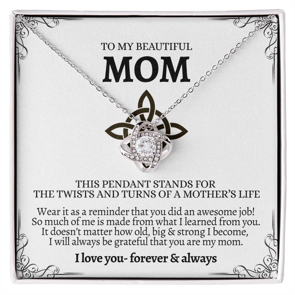 Twists Of A Mother's Life Interlocked Necklace