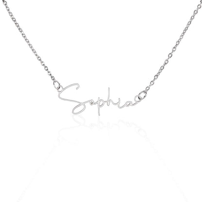 Personalized Custom Name Necklace, Luminous