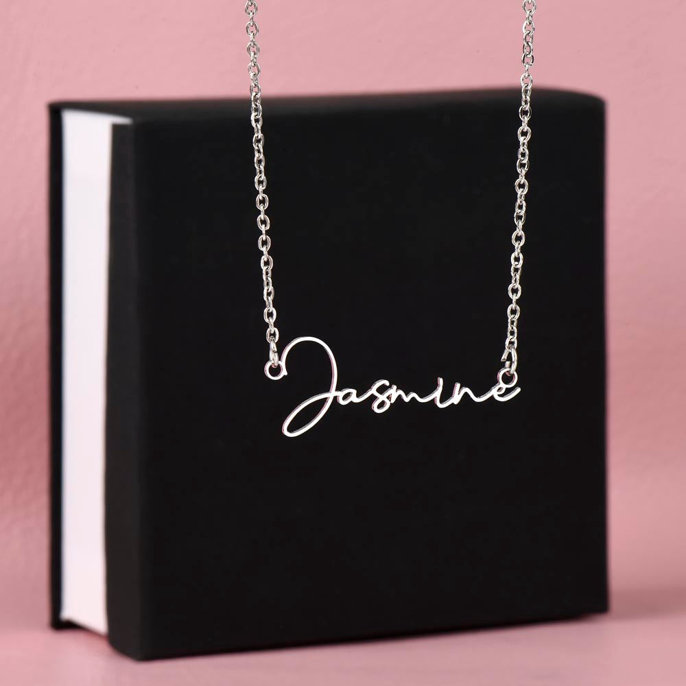 Personalized Custom Name Necklace, Luminous