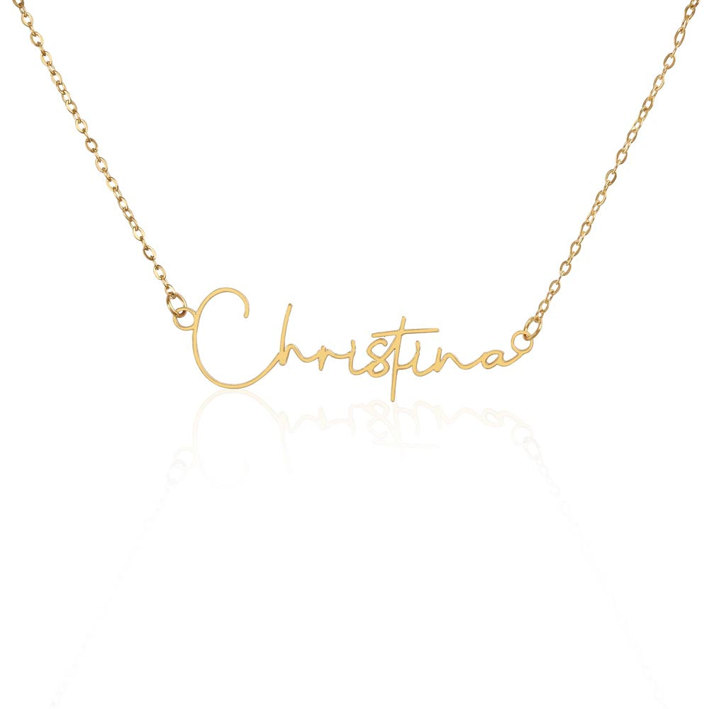 Personalized Custom Name Necklace, Luminous