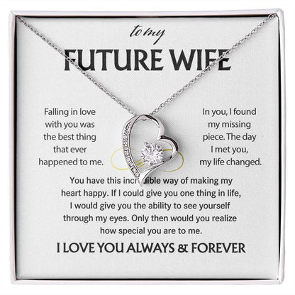 To My Future Wife, Forever Love Necklace 