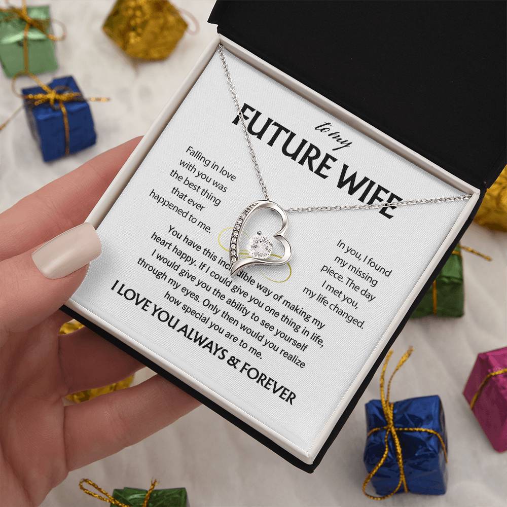 To My Future Wife, Forever Love Necklace 