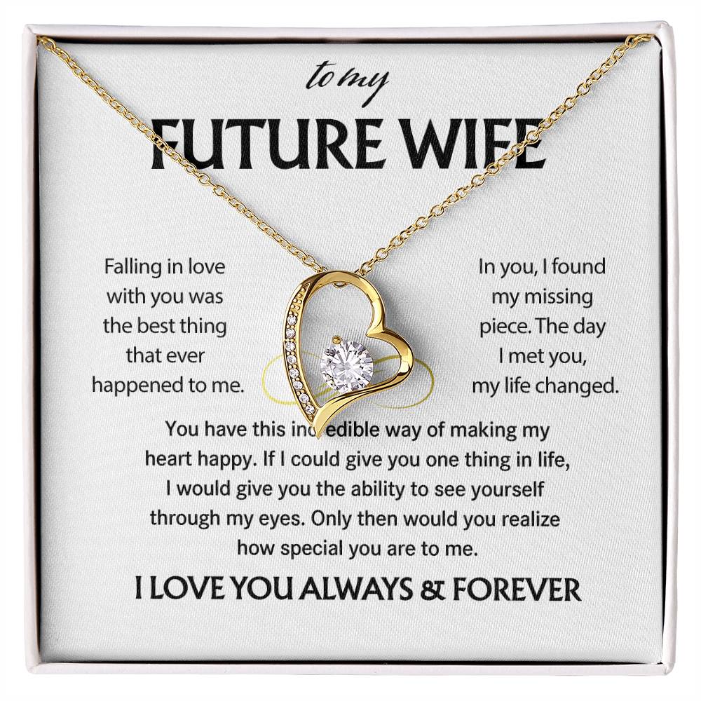 To My Future Wife, Forever Love Necklace 